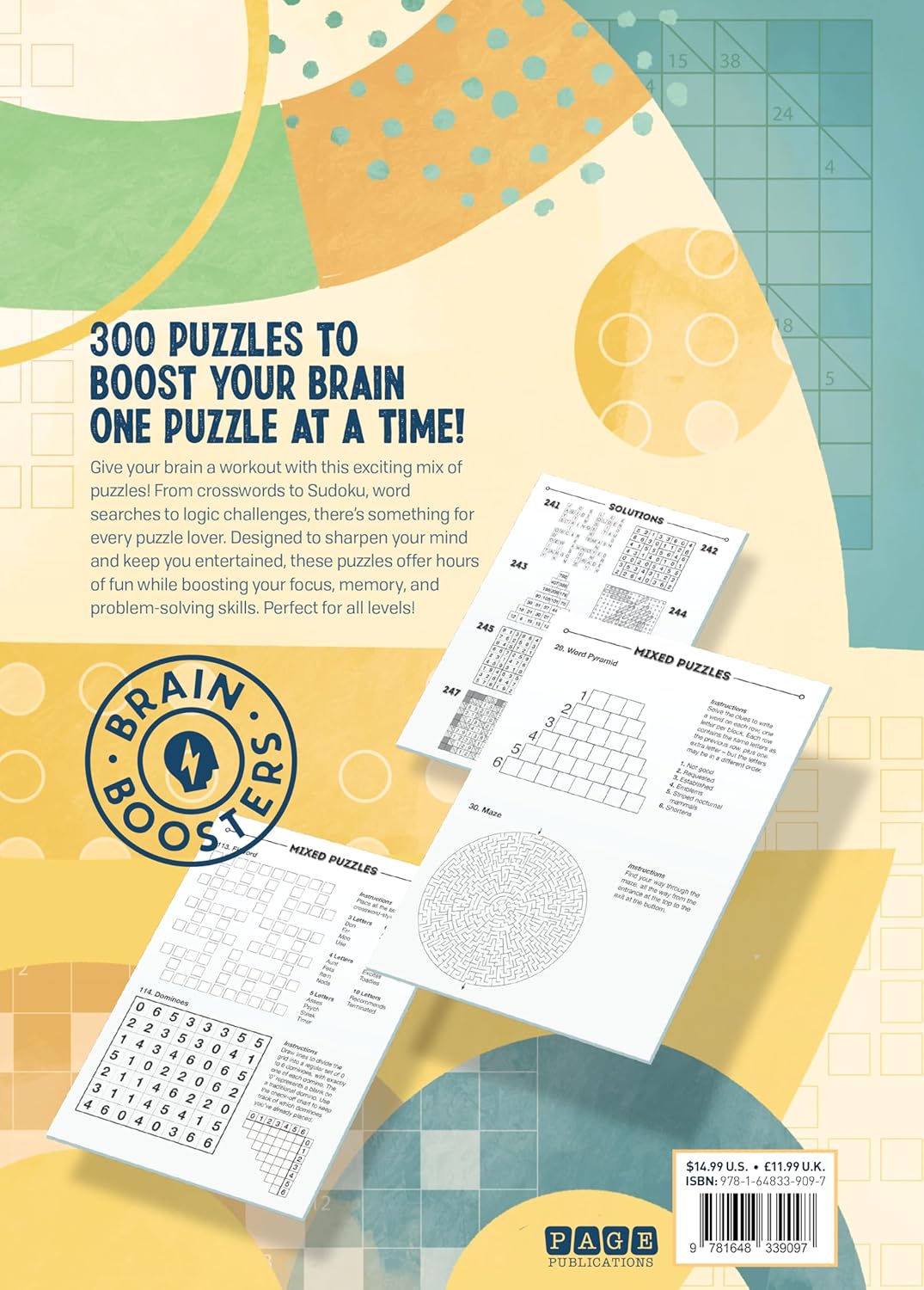 Brain Boosters Mixed Puzzles Volume 1