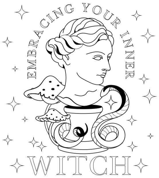 Witchcraft Coloring Book