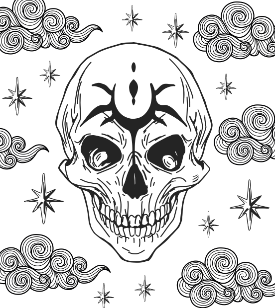 Witchcraft Coloring Book