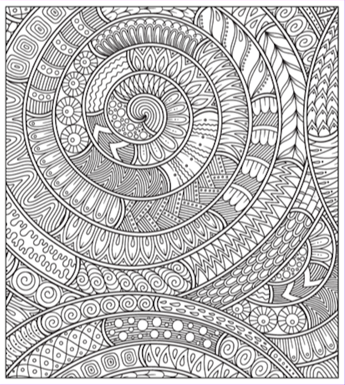 Creative Pages Zen Patterns Coloring Book