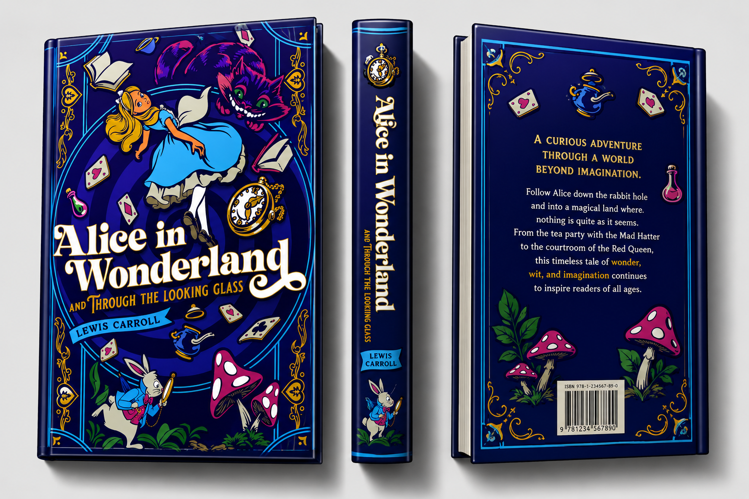 Alice in Wonderland and Through the Looking Glass