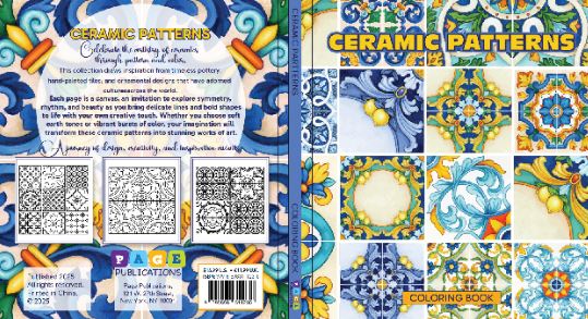 Ceramic Patterns Coloring Book