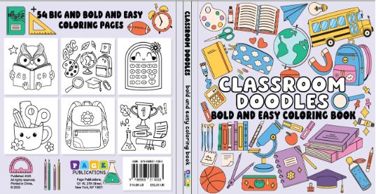 Classroom Doodles Coloring Book