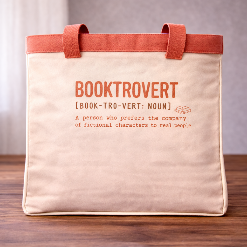 BOOKTROVERT TOTE BAG