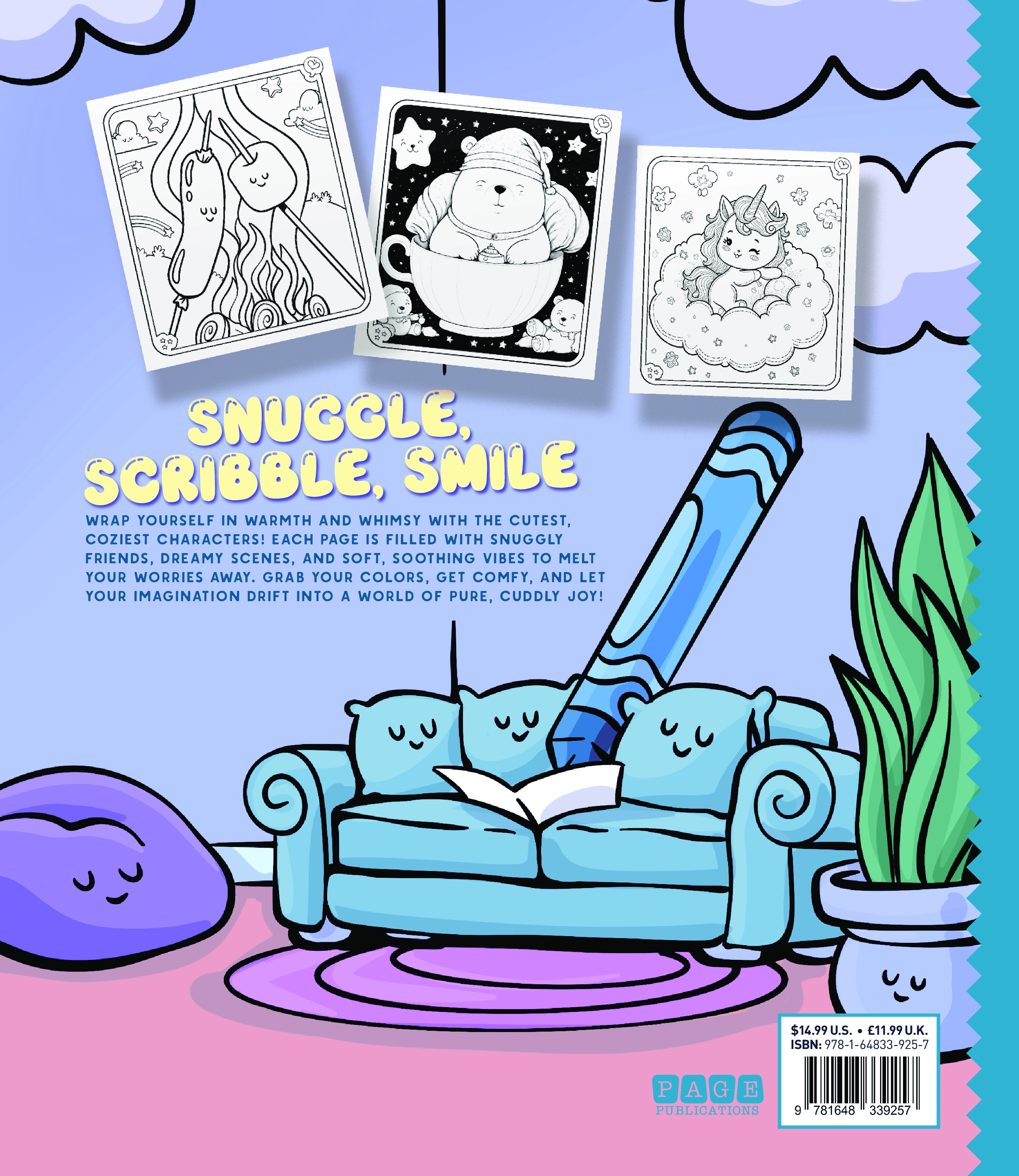 Snuggly Vibes Cozy Dreams Coloring Book