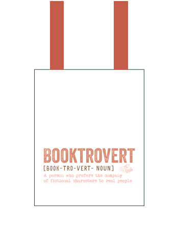 BOOKTROVERT TOTE BAG