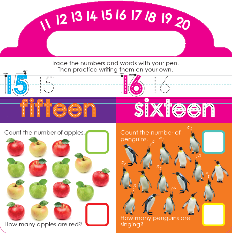Write and Wipe: Counting 123