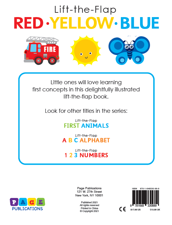 Lift the Flap: Red Yellow Blue