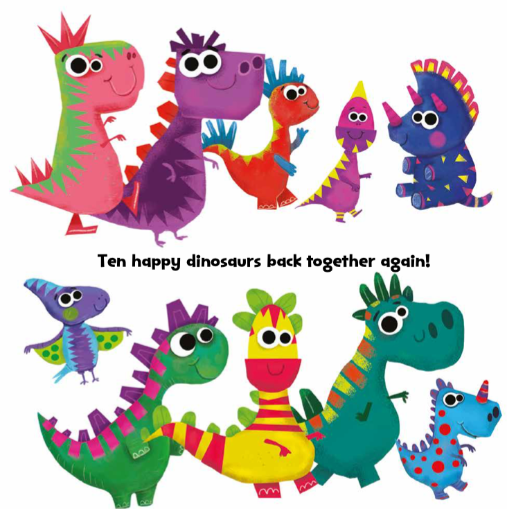 10 Little Dinosaurs: A Prehistoric Counting Rhyme (Picture Book)