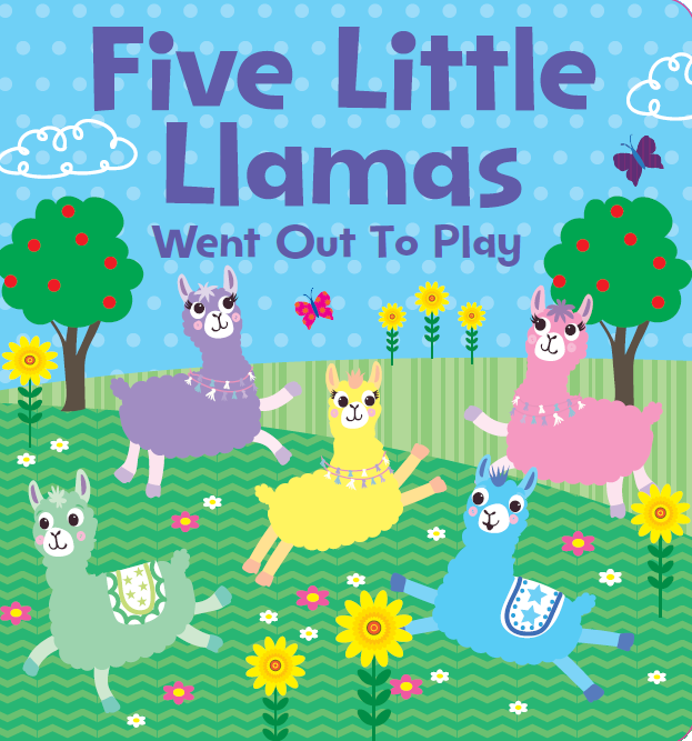 Five Little Llamas (Board Book)