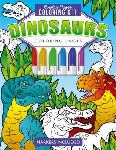 Dinosaurs Creative Pages Coloring Kit