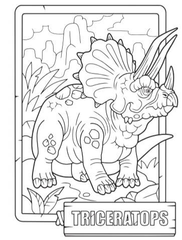 Dinosaurs Creative Pages Coloring Kit