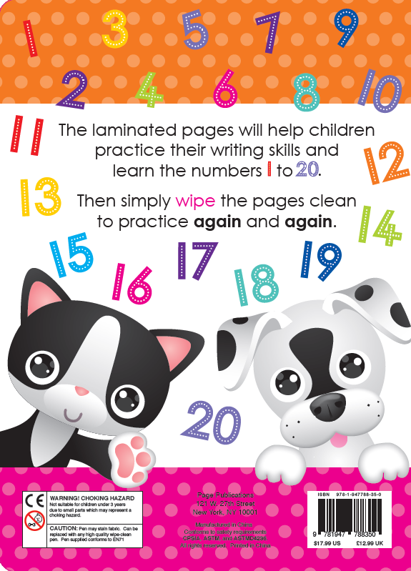 Write and Wipe: Numbers
