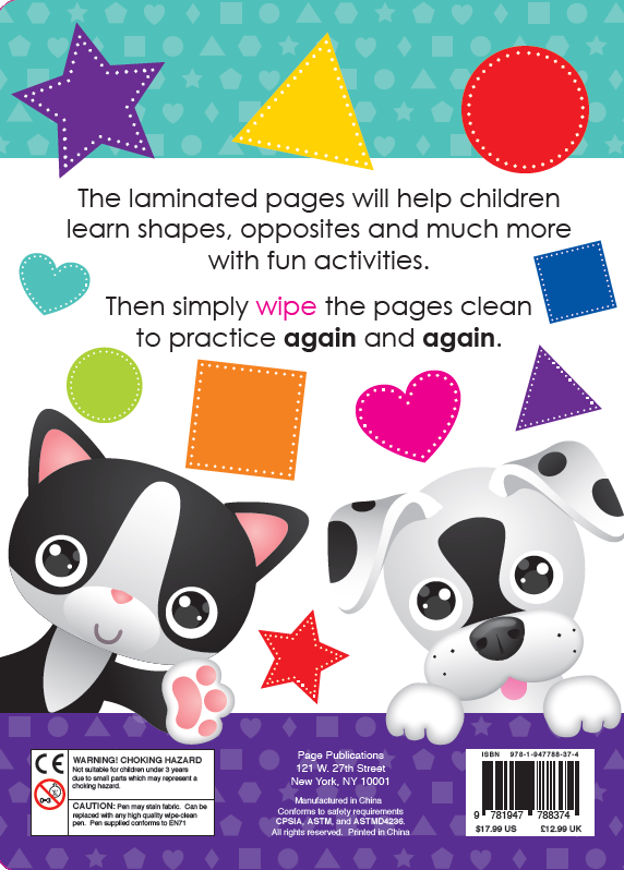 Write and Wipe: Shapes, Opposites and More