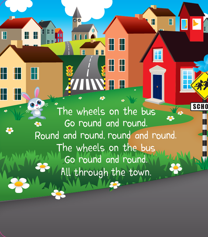 Wheels On The Bus (Board Book)
