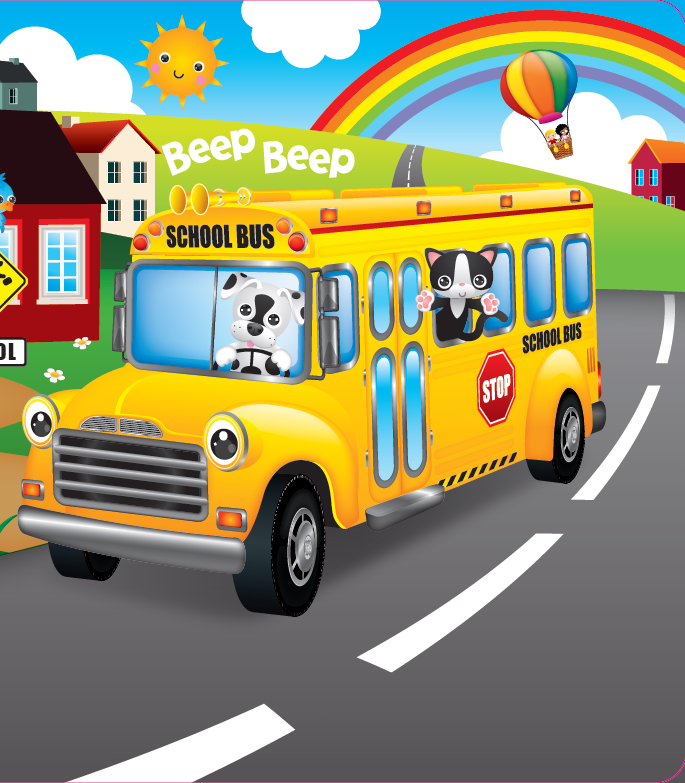 Wheels On The Bus (Board Book)