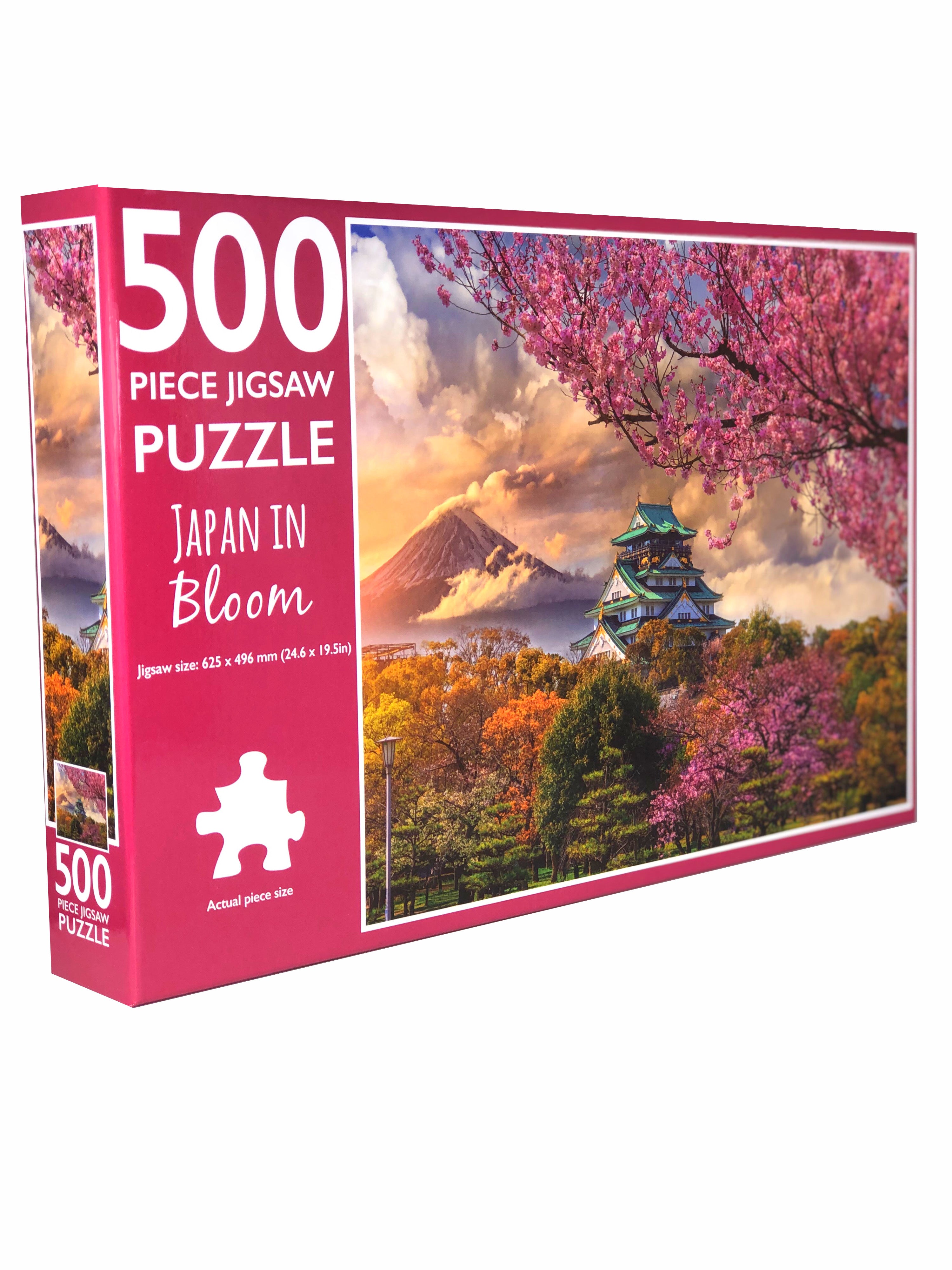 Japan in Bloom 500 Piece Jigsaw Puzzle