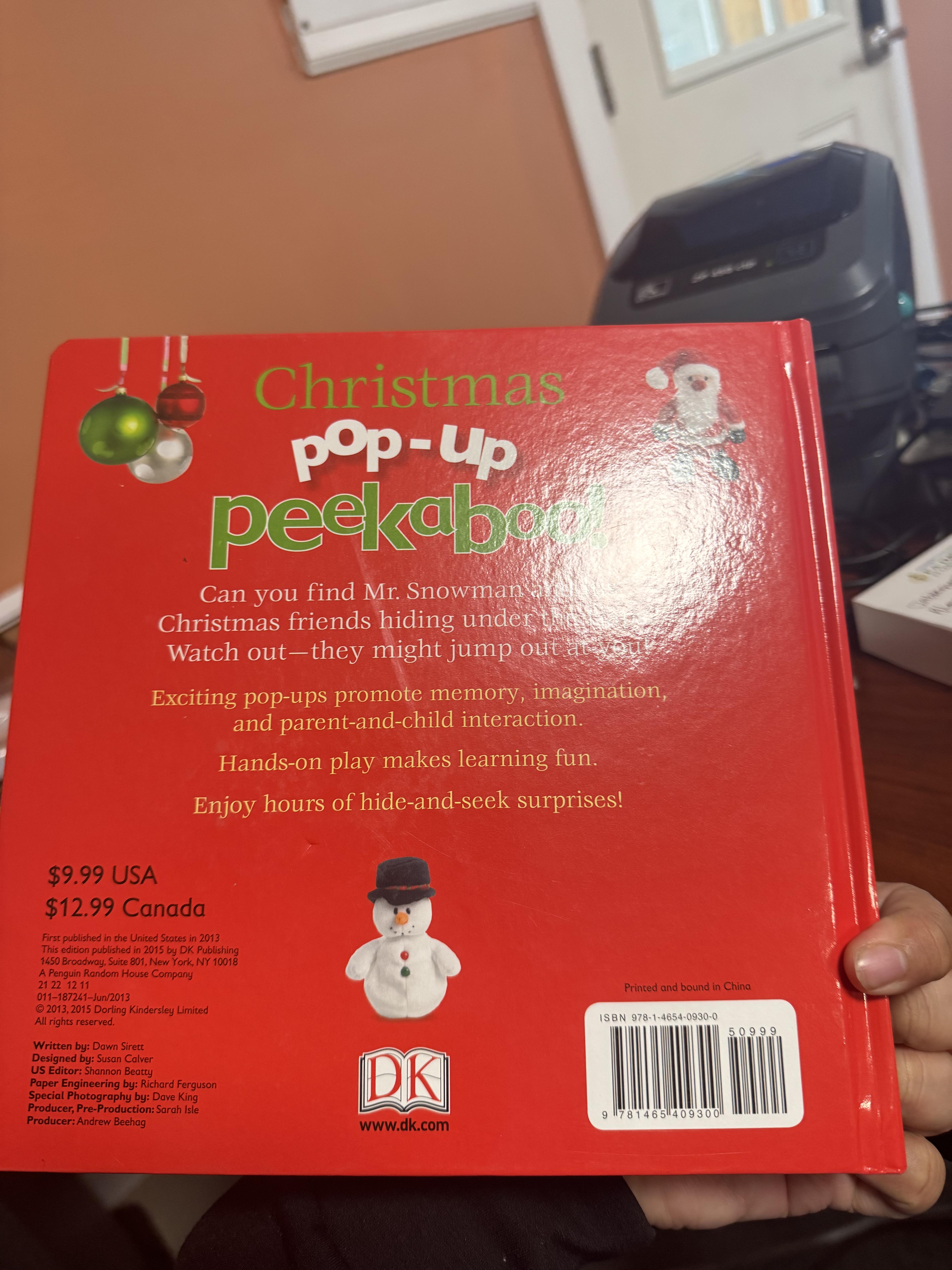 DK Children's Christmas Pop-Up Peekaboo!