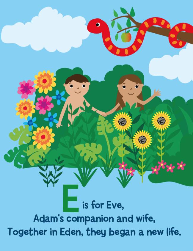 Ark Bible ABC - Compact 5x6 Inch Early Learning Book for Kids with 10 Pages of Alphabet and Bible Stories Perfect for Bedtime Reading