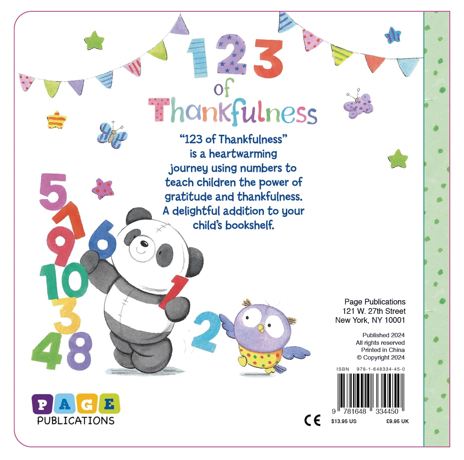 123 OF THANKFULNESS (Board Book)
