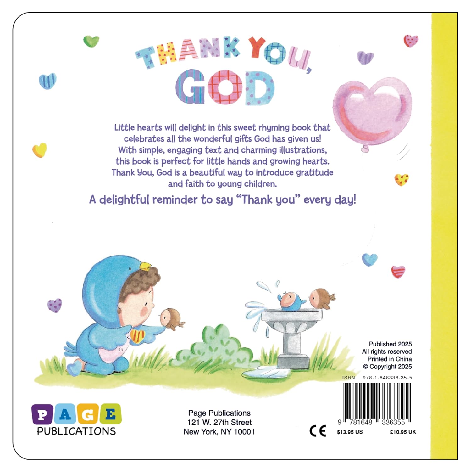 Thank You God (Padded Board Book)