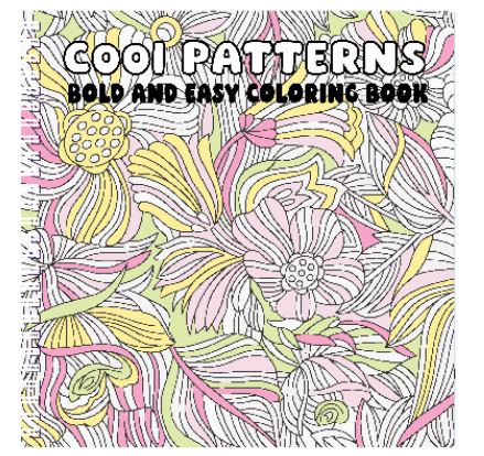 Cool Patterns Bold and Easy Coloring Book