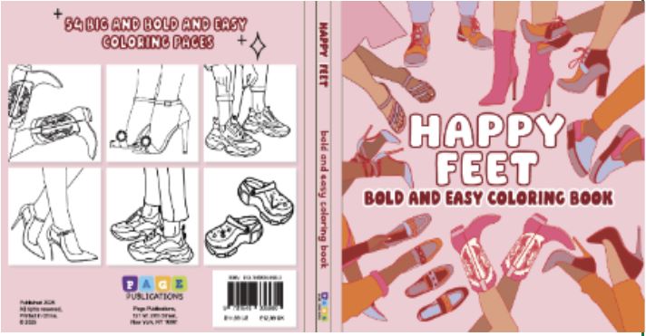 Happy Feet Bold and Easy Coloring Book