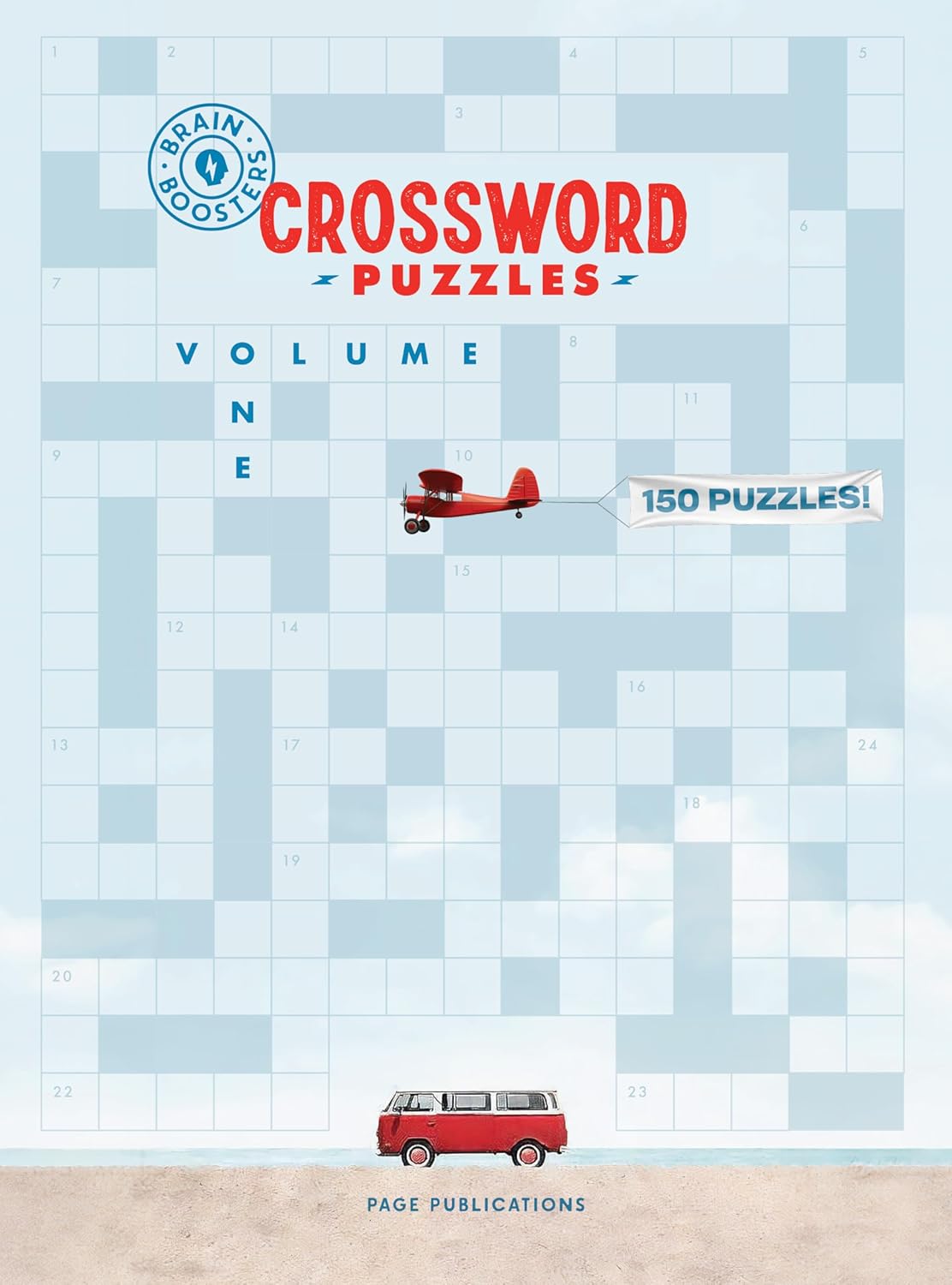 Brain Boosters Bundle 3 (5 Pack) - Crosswords, Puzzles, Wordsearch