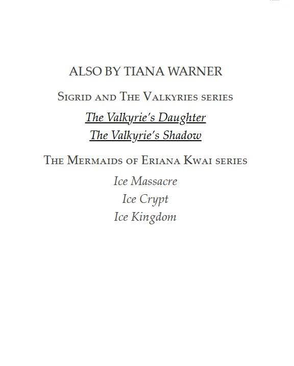 The Valkyrie's Shadow (Sigrid and The Valkyries, 2) Tiana Warner
