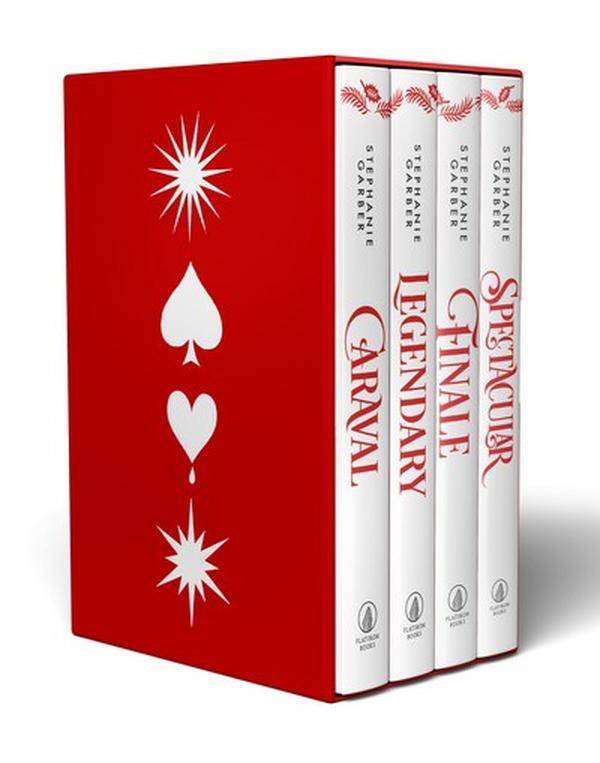 CARAVAL HOLIDAY COLLECTION Red Boxed Set of All Four Books in the Bestselling Series Exclusive White Covers & Red Edged Pages Perfect for the Holiday Season