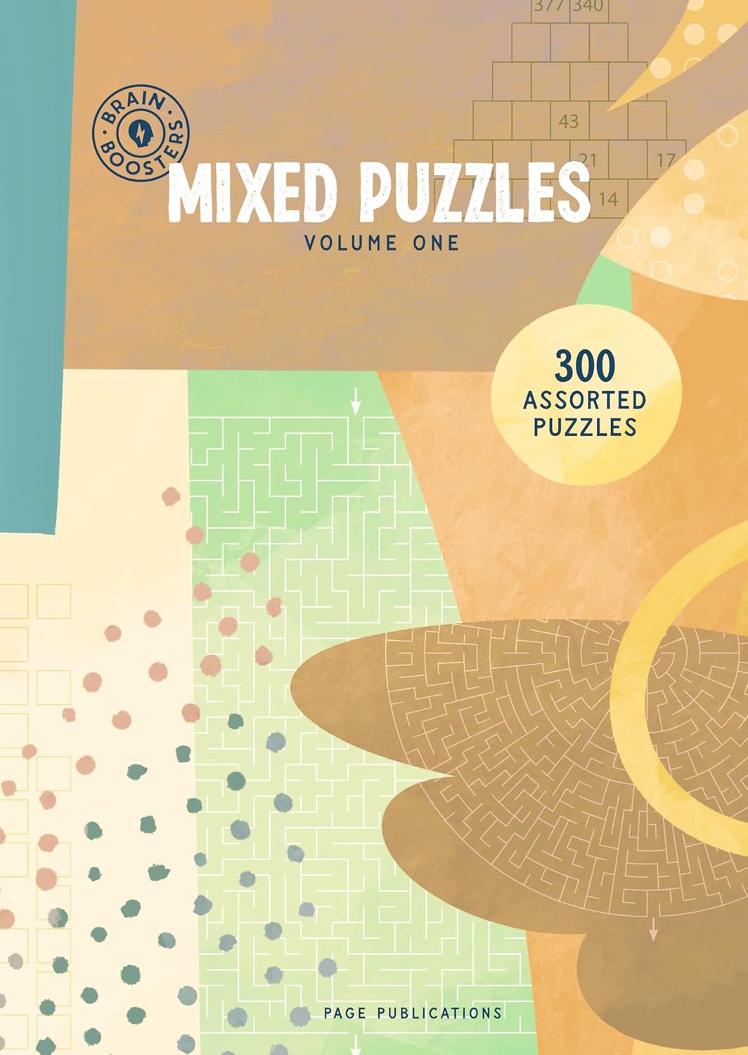 Brain Boosters Bundle 3 (5 Pack) - Crosswords, Puzzles, Wordsearch