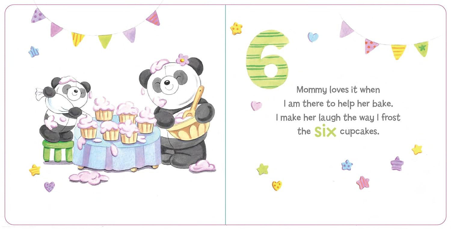 1 2 3 Mommy Loves Me! (Padded Board Book) — A Sweet Counting Story About Love, Learning, and Mommy Time Board book