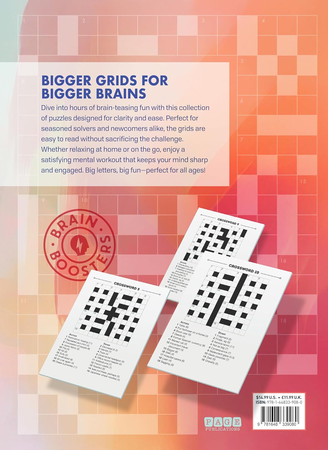 Brain Boosters Crossword Large-Print Edition