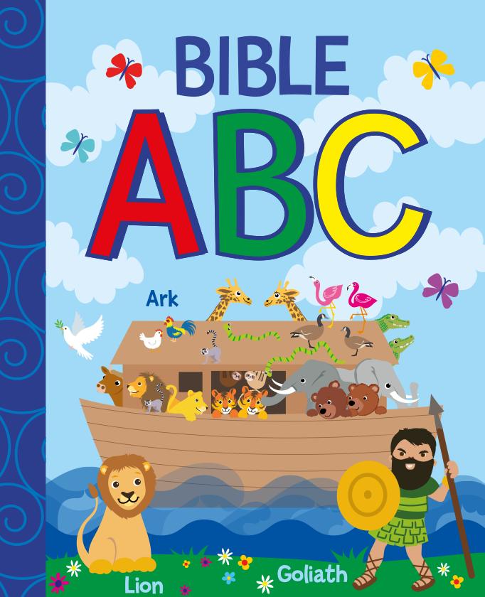 Ark Bible ABC - Compact 5x6 Inch Early Learning Book for Kids with 10 Pages of Alphabet and Bible Stories Perfect for Bedtime Reading