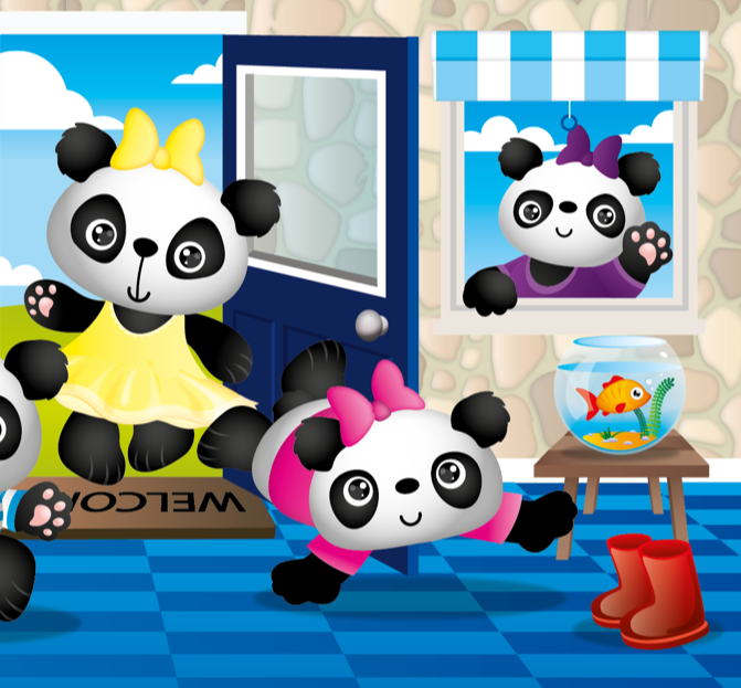 Ten Little Pandas (Picture Book)