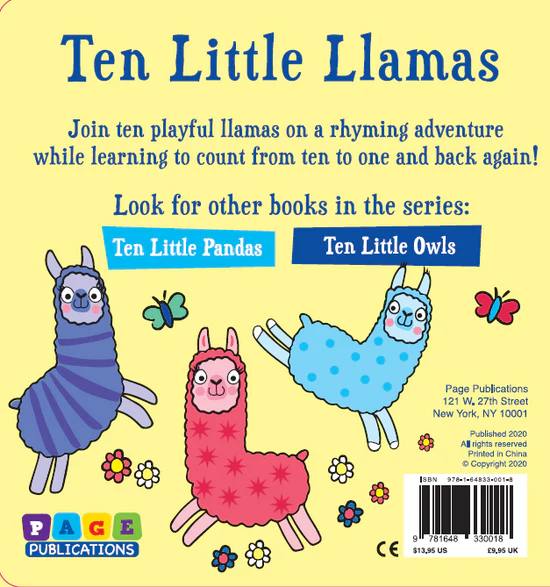 Ten Little Llamas (Picture Book)
