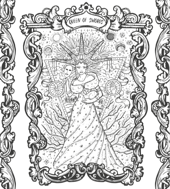 Tarot Coloring Book