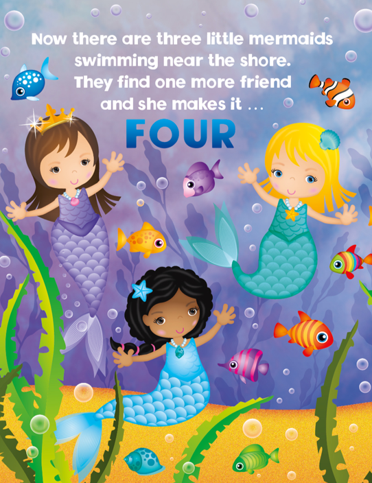 Touch and Feel Five Little Mermaids