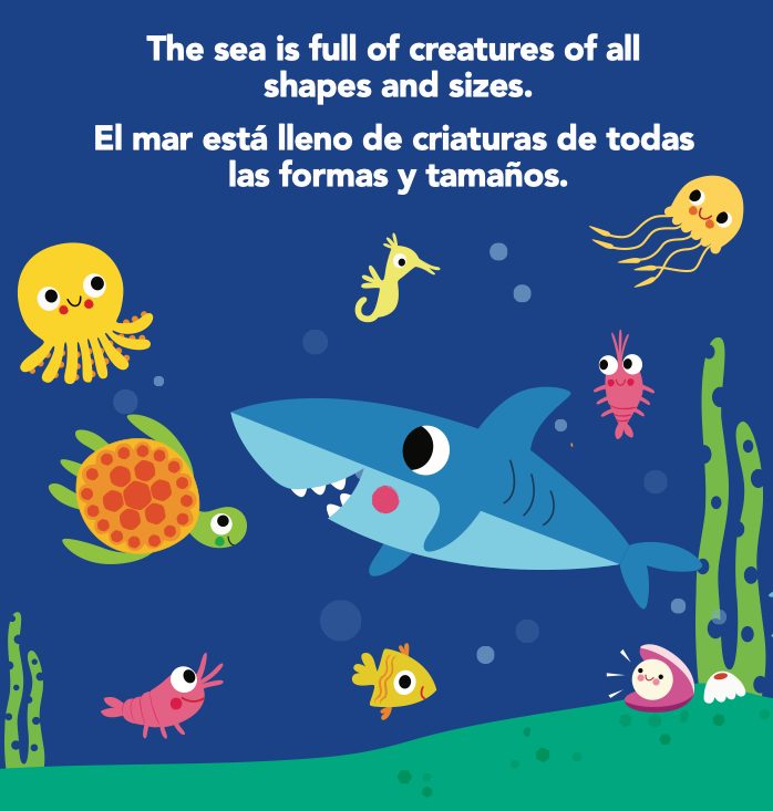 My First Ocean Animals Mis Primeros Animales del Oceano (Picture Book)