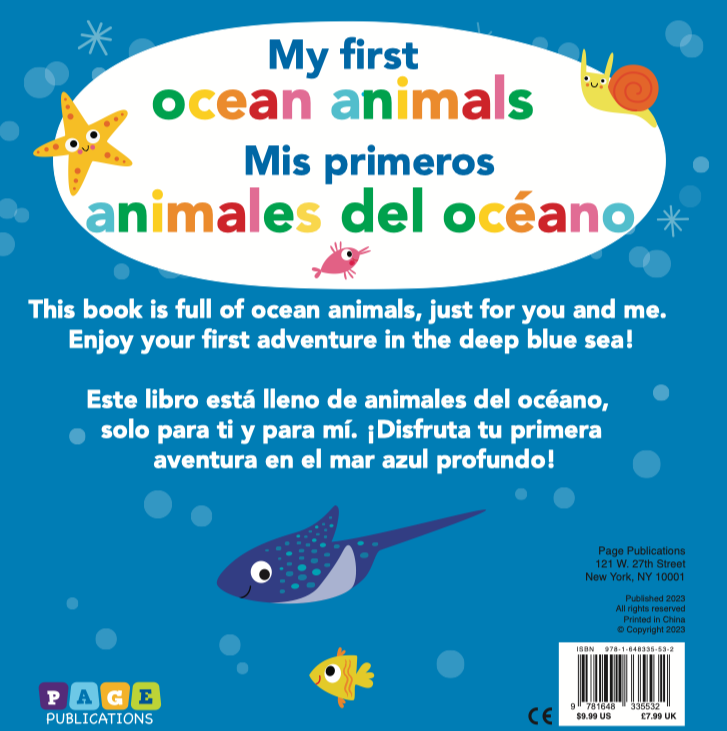 My First Ocean Animals Mis Primeros Animales del Oceano (Picture Book)