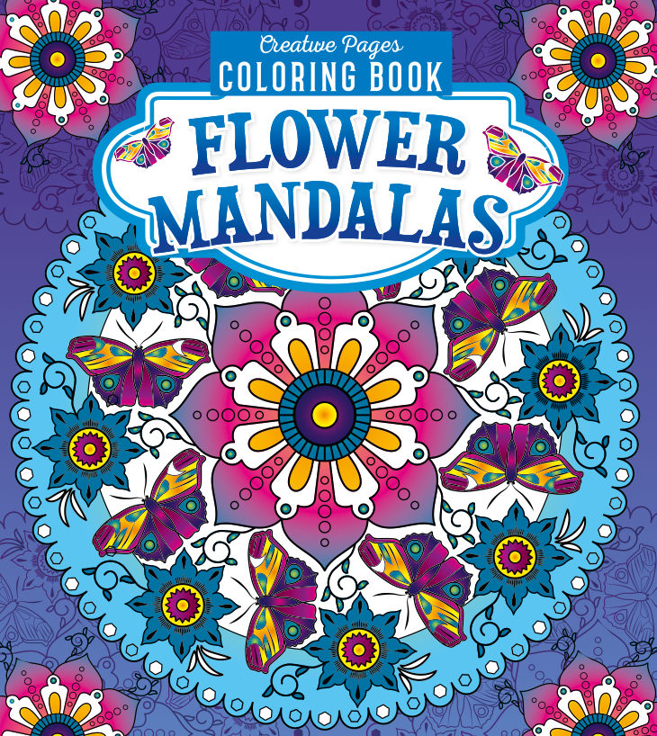 Flower Mandalas Creative Pages Coloring Book