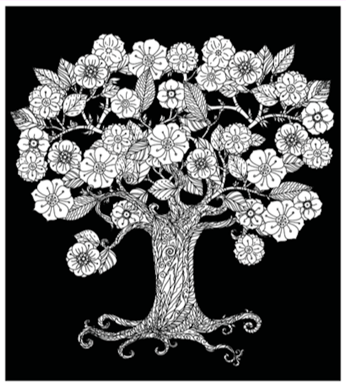 Creative Pages Zen Patterns Coloring Book