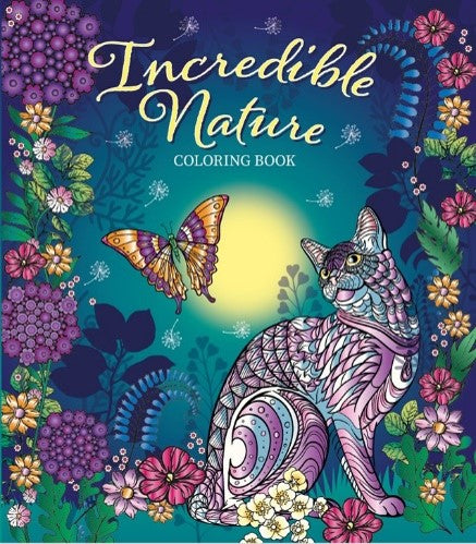 INCREDIBLE NATURE COLORING BOOK Paperback