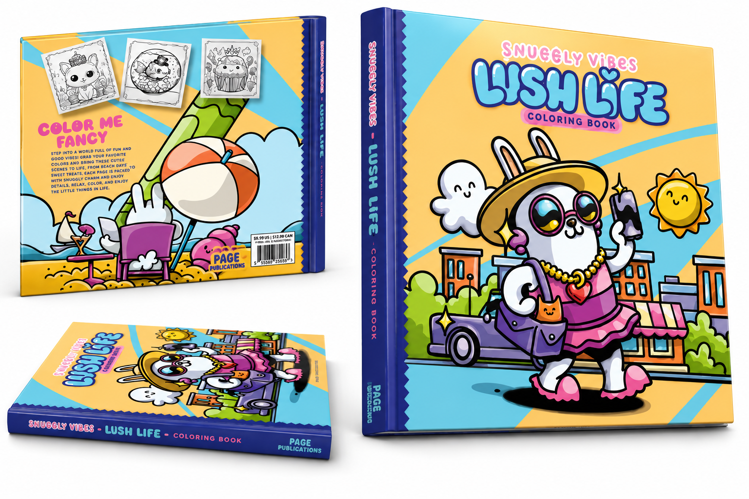 Snuggly Vibes Lush Life Coloring Book