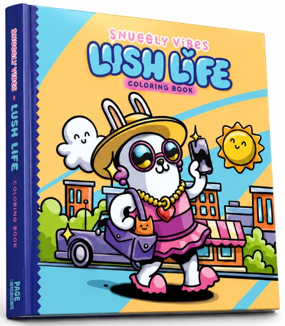 Snuggly Vibes Lush Life Coloring Book