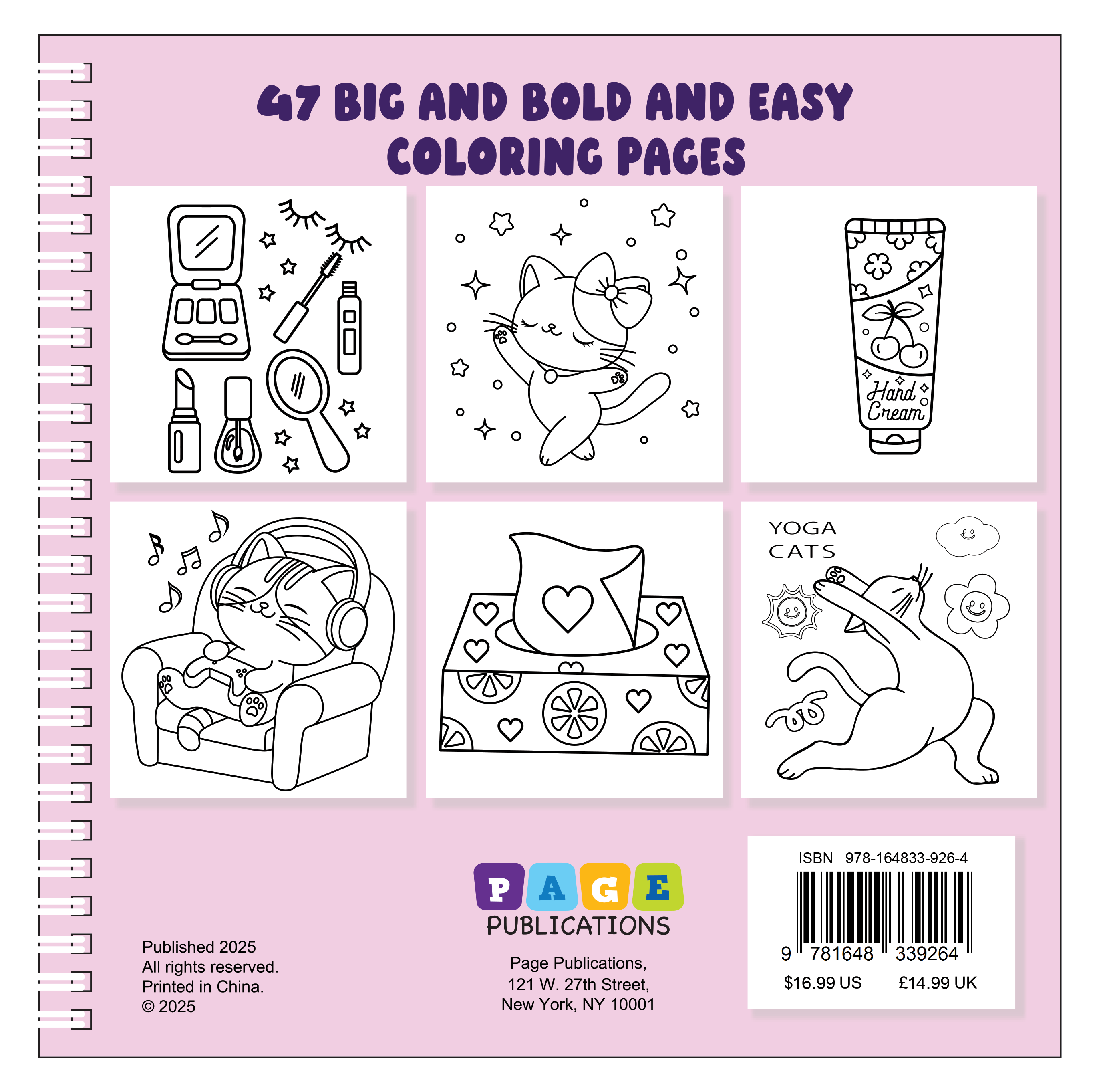 Self Love Bold and Easy Coloring Book
