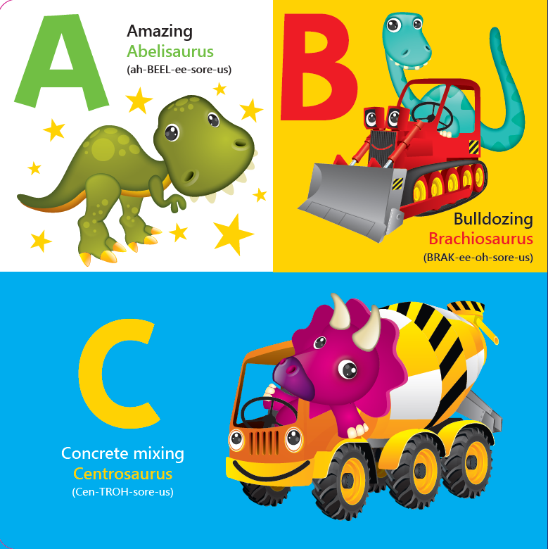 Dinosaurs and Diggers ABC (Picture Book)