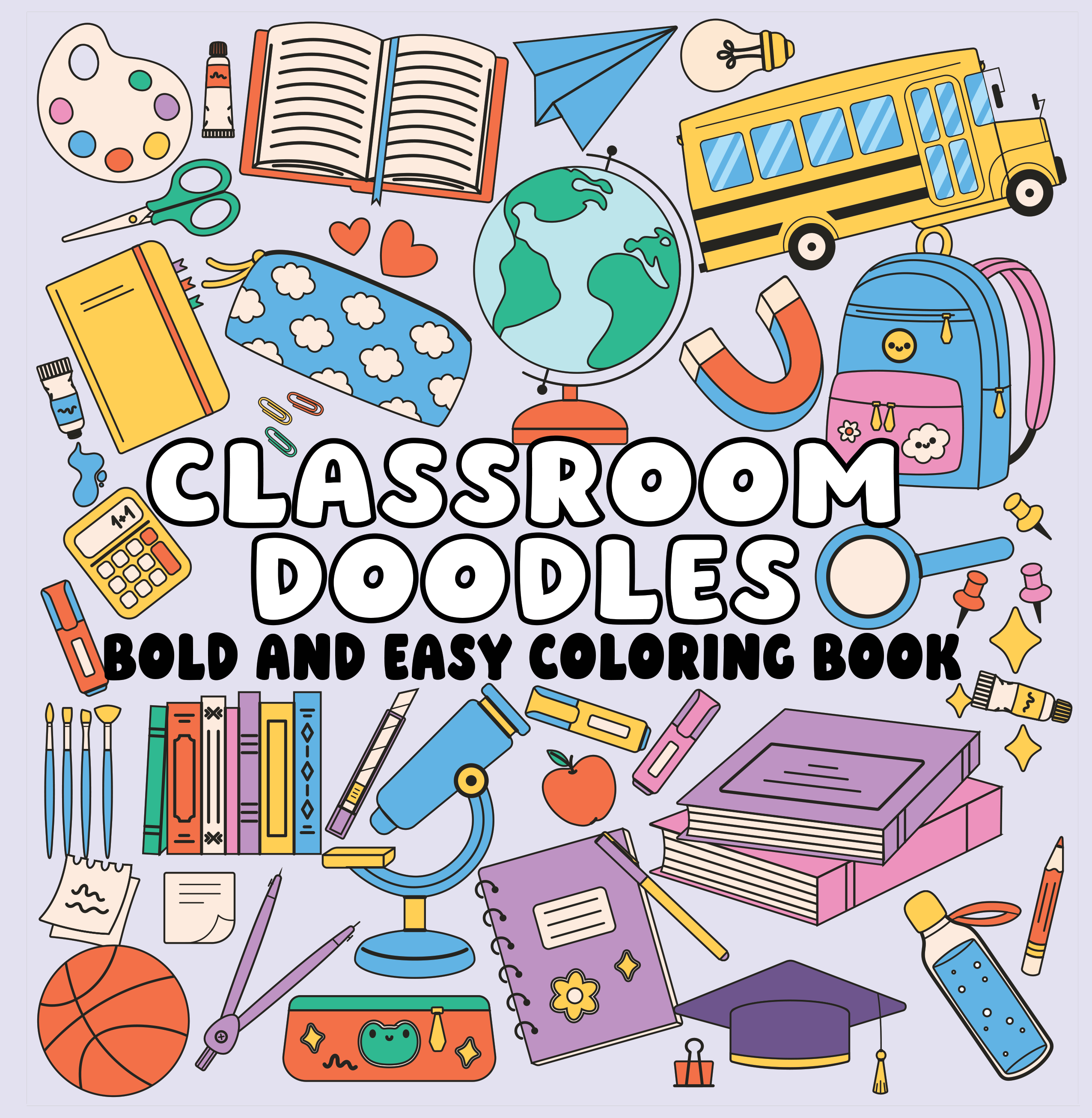 Classroom Doodles Coloring Book