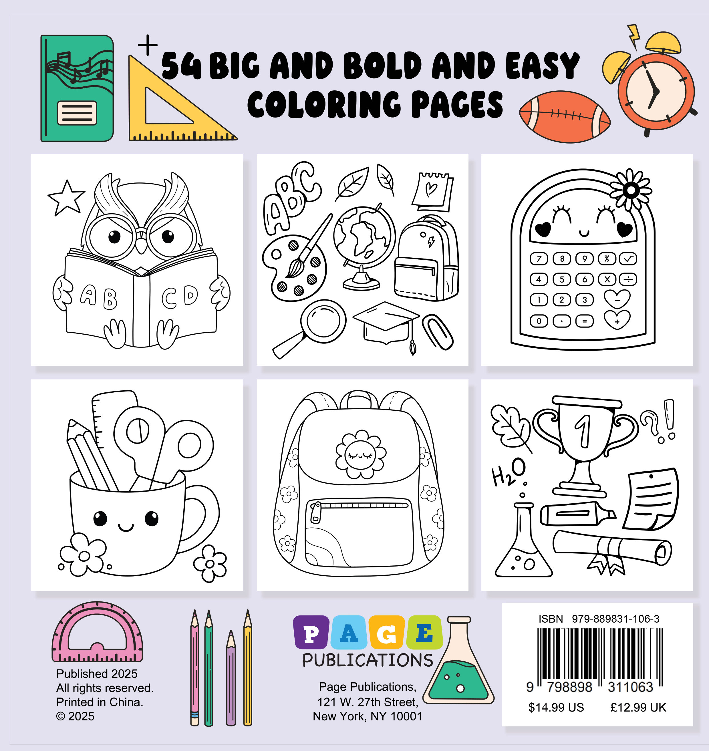 Classroom Doodles Coloring Book