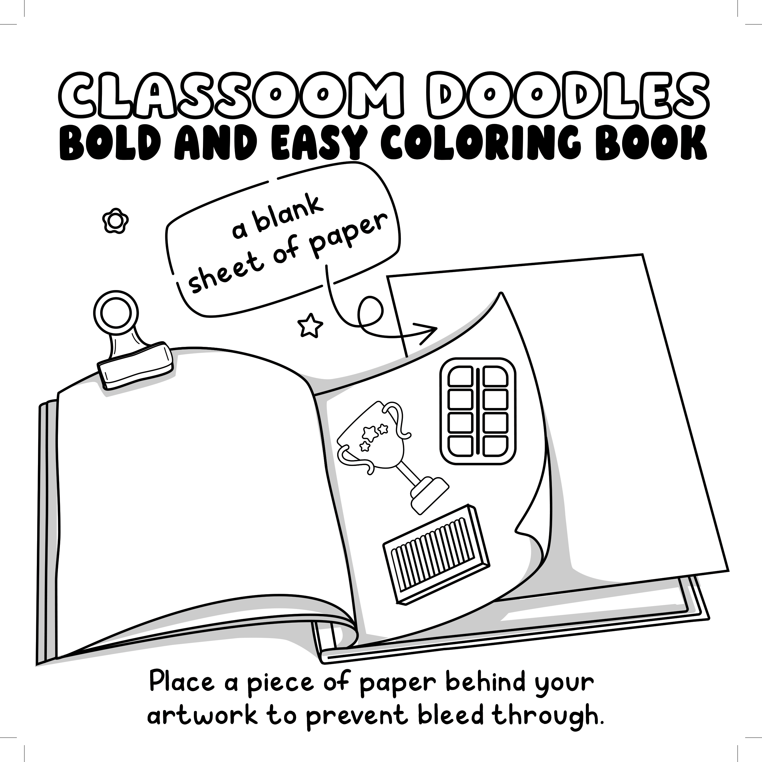 Classroom Doodles Coloring Book